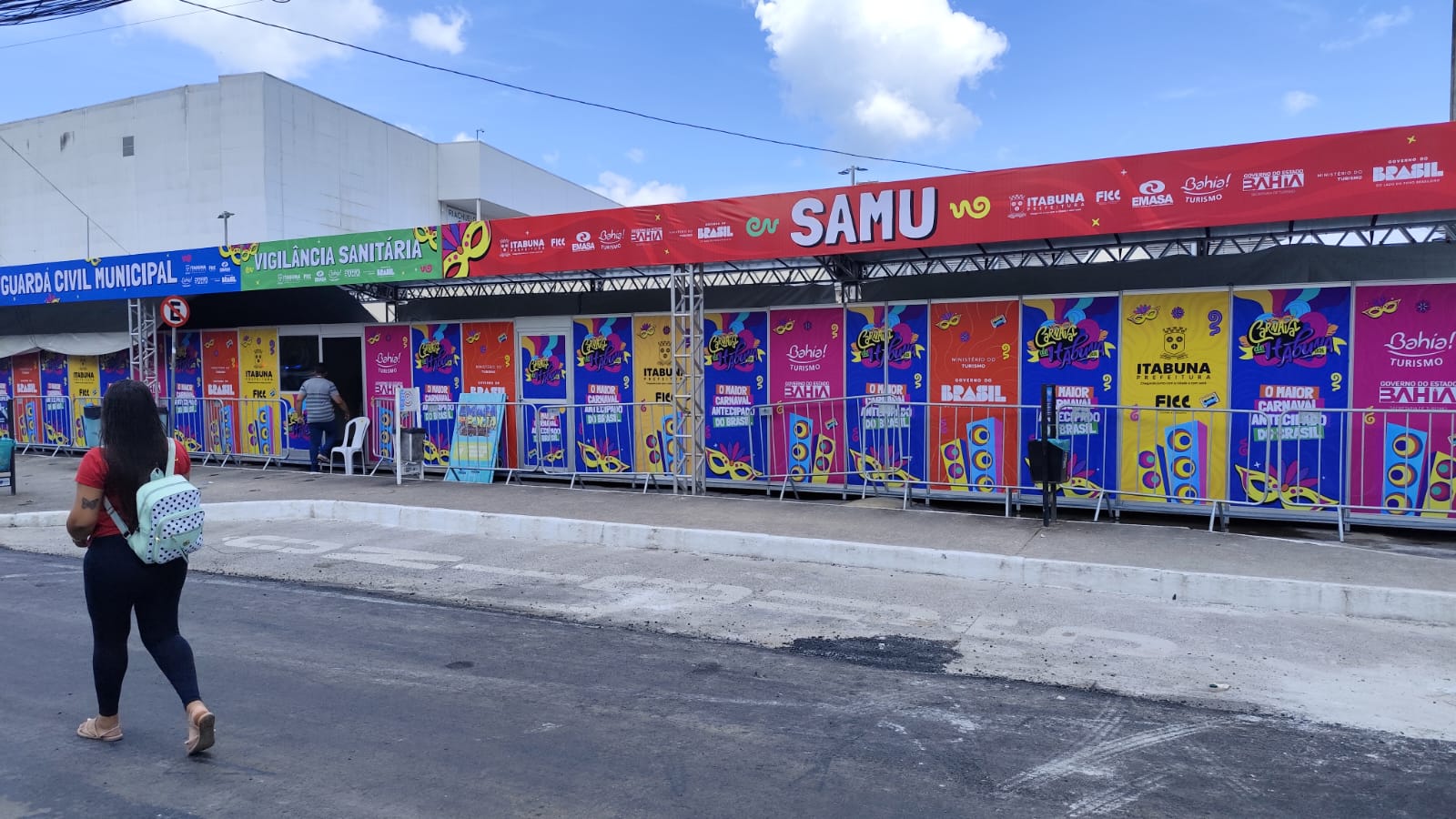SAMU-192 faz 38 atendimentos na terceira noite do Carnaval Antecipado de Itabuna