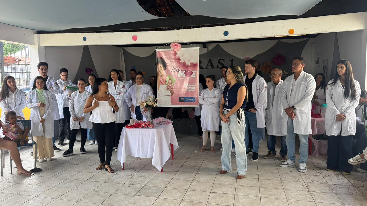 Gestantes de Itabuna atendidas pelos CRAS I e V participaram de palestra sobre saúde bucal