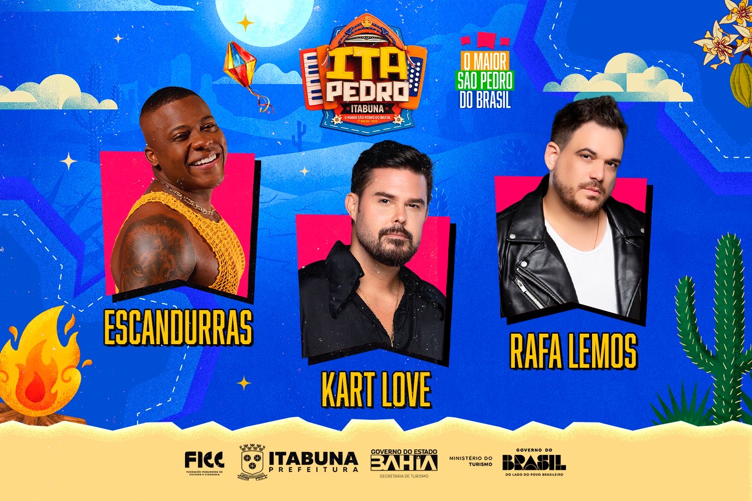 Ita Pedro 2026 anuncia Comissão de Jurados da música tema com grandes nomes da música nacional