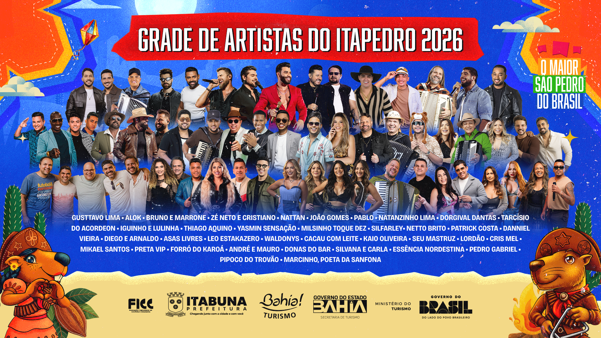 Maior São Pedro do Brasil: Ita Pedro 2026 terá maior grade da história com menor investimento municipal graças à articulação com o Ministério do Turismo