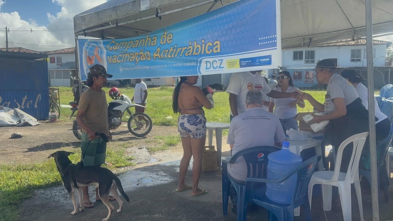 Prefeitura de Itabuna já vacinou quase 25 mil cães e gatos contra a raiva